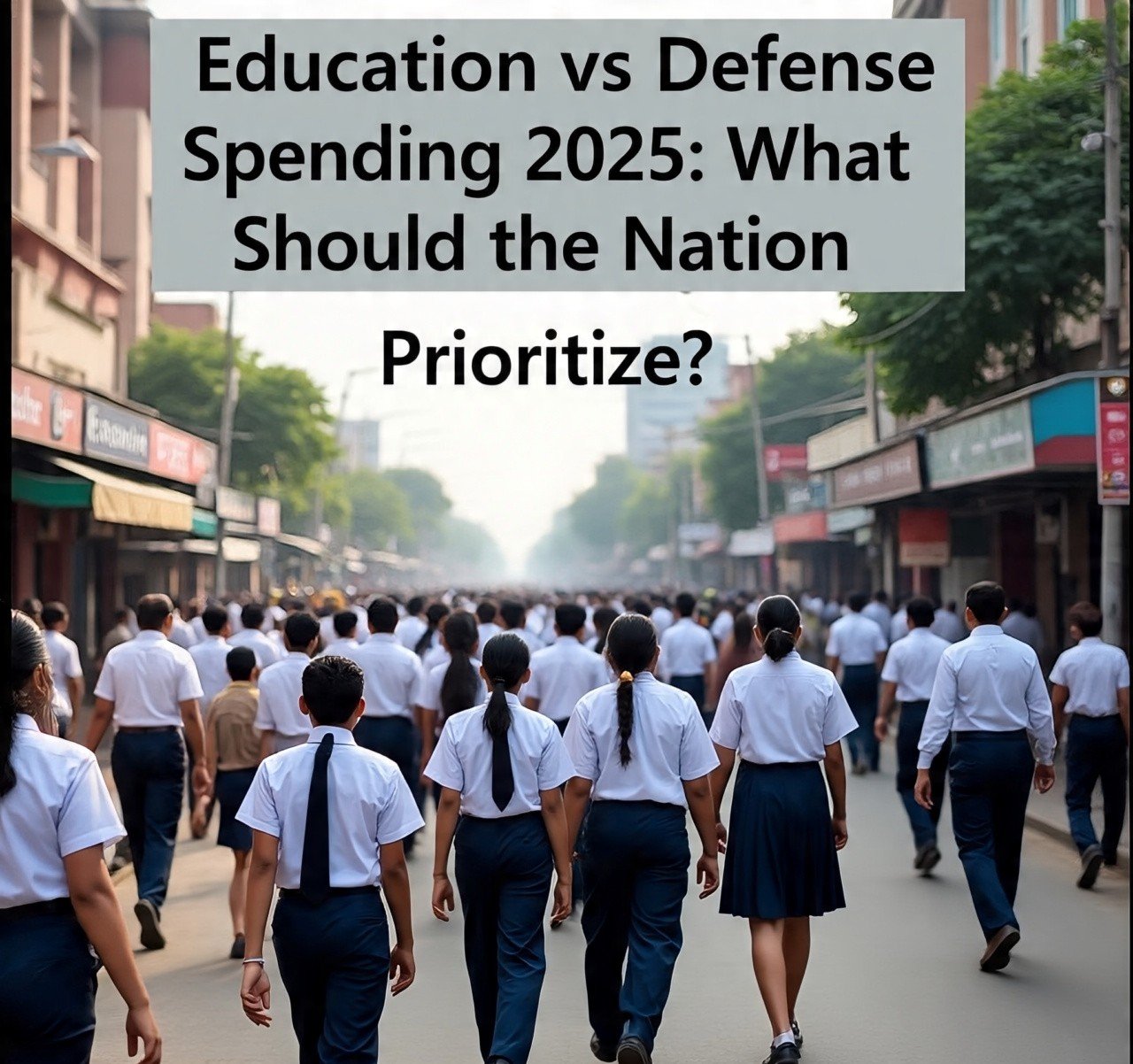 India Education vs Defense Spending 2025